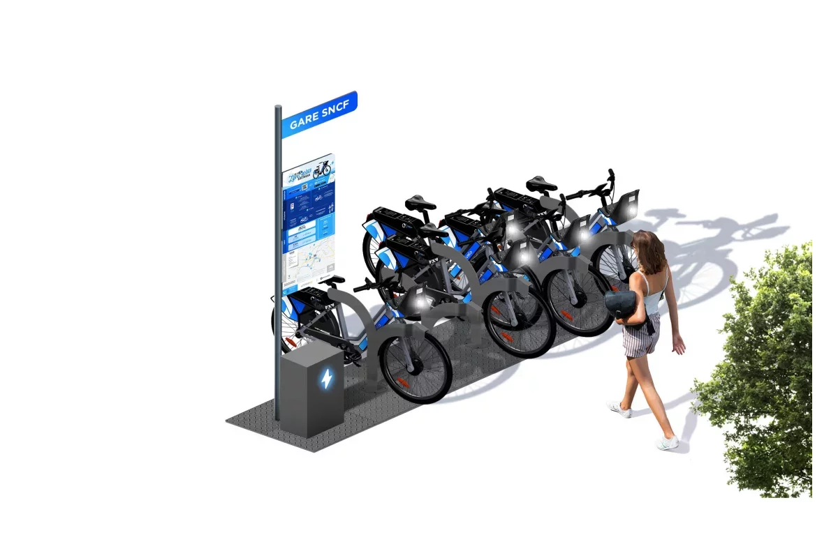 Betrouwbare voeding voor e-bike laadstations